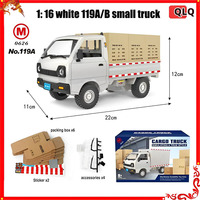 1:10/1:16 Wpl D12 Rc Car Simulation Drift Climbing Truck Led Light Cargo Rc Electric Toy Model For Boys Christmas Surprise Gifts