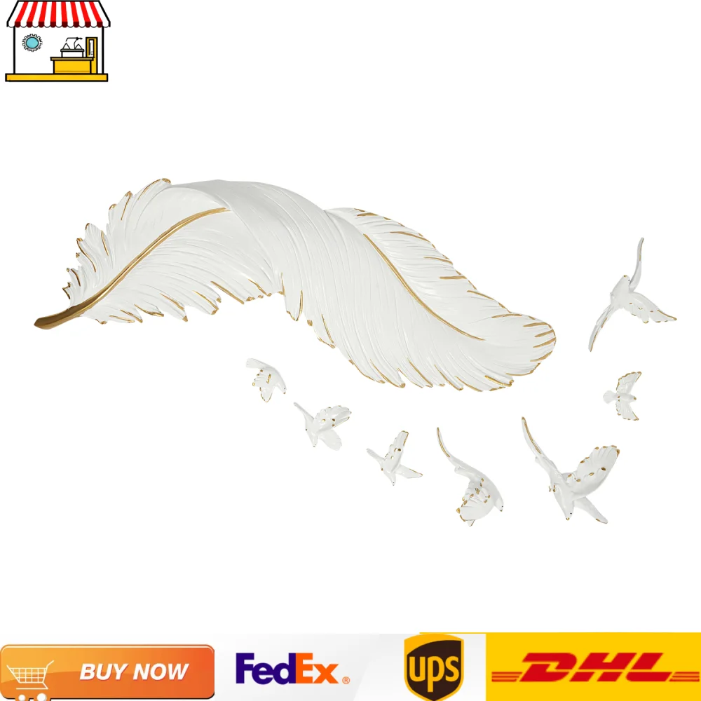 

Wall Hanging Art, 35in Resin Drill Mounted Home & Office Wall Decor for Living Room Bedroom