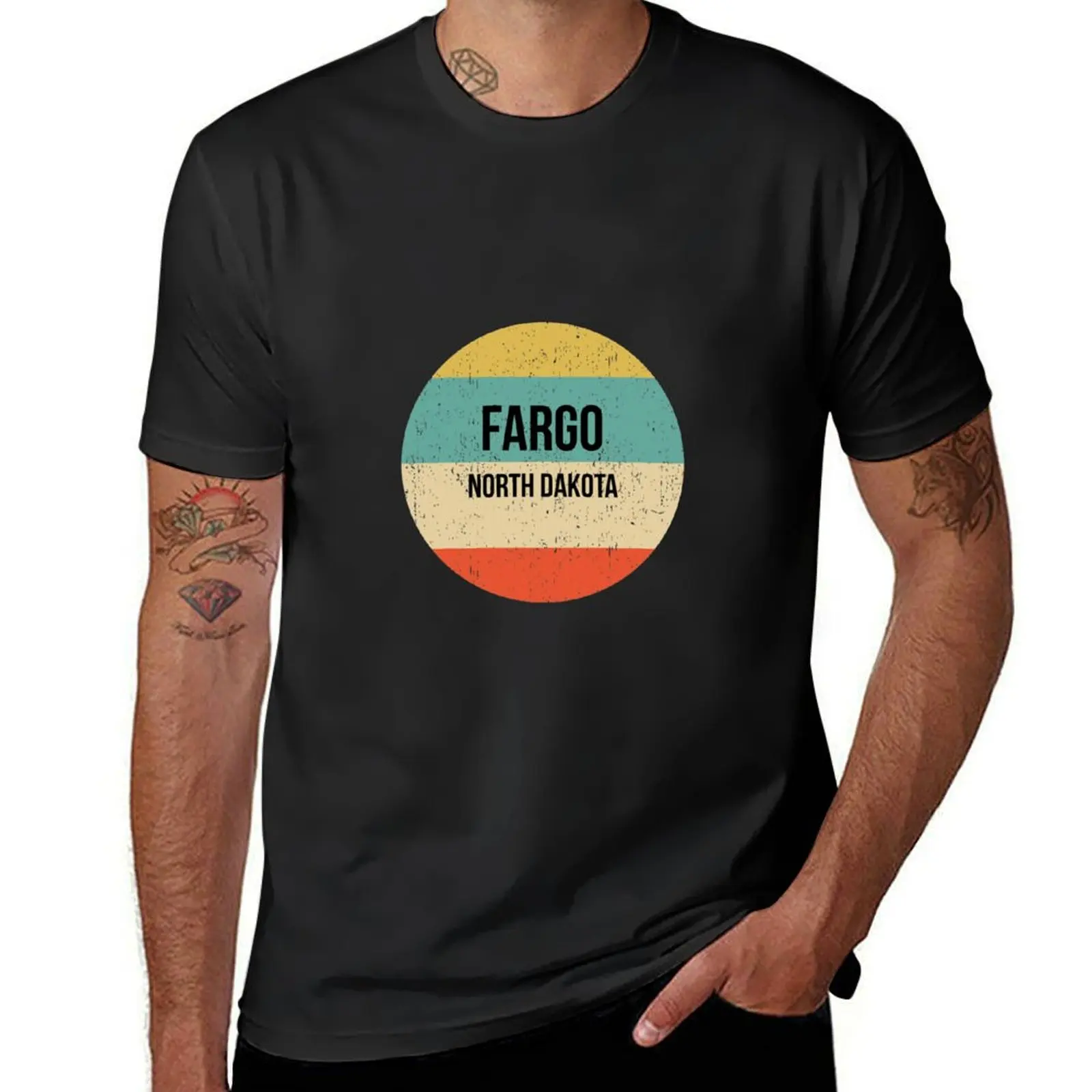 Fargo North Dakota Shirt Fargo T-Shirt summer top plain boys whites heavyweight t shirts for men