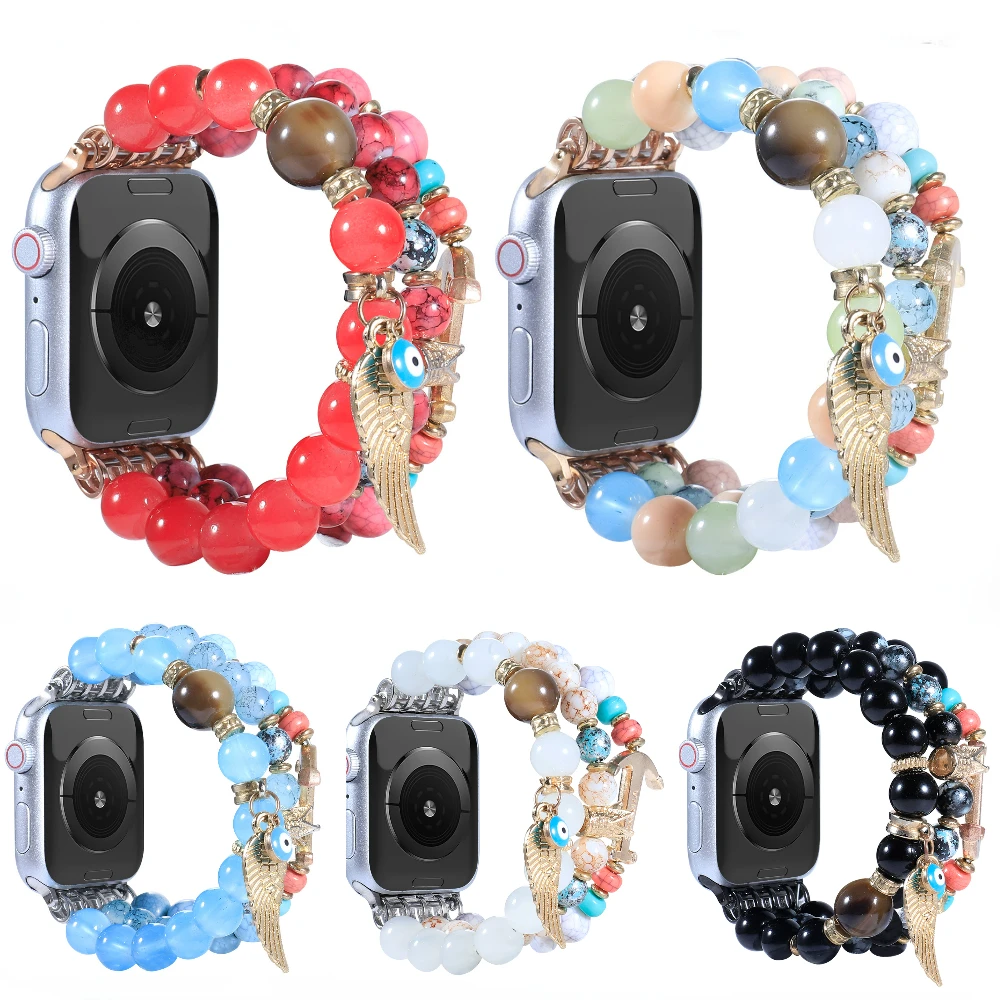 Jewelry Bracelet for Apple Watch Band 44mm 45mm 49mm 42mm 38mm 40mm 41mm Women Wristband iWatch Series Ultra 8 7 6 5 3 SE Strap