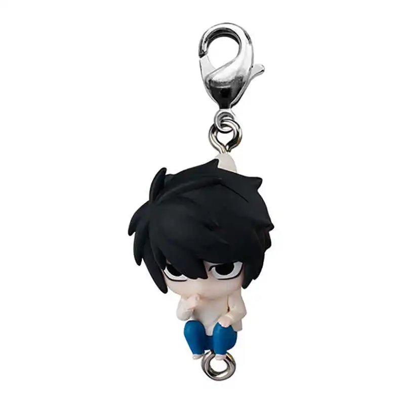 4pcs/set Original BANDAI DEATH NOTE pendant Twisted Egg MisaMisa Yagami Light L Lawliet Ryuk Figure Model Toys Gift for Birthday