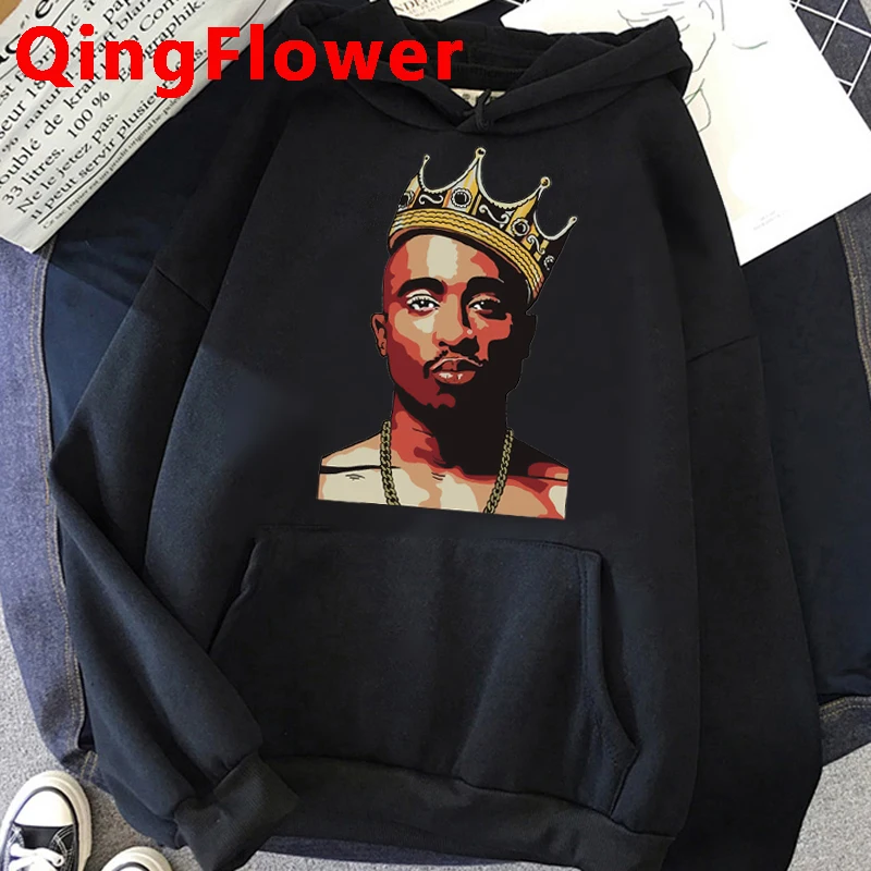 tupac hoodies men streetwear anime grunge vintage men hoody harajuku