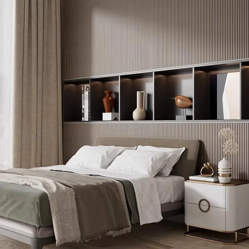 

Stainless steel niche post-modern bedroom bedside table embedded simple metal cabinet stainless steel storage locker