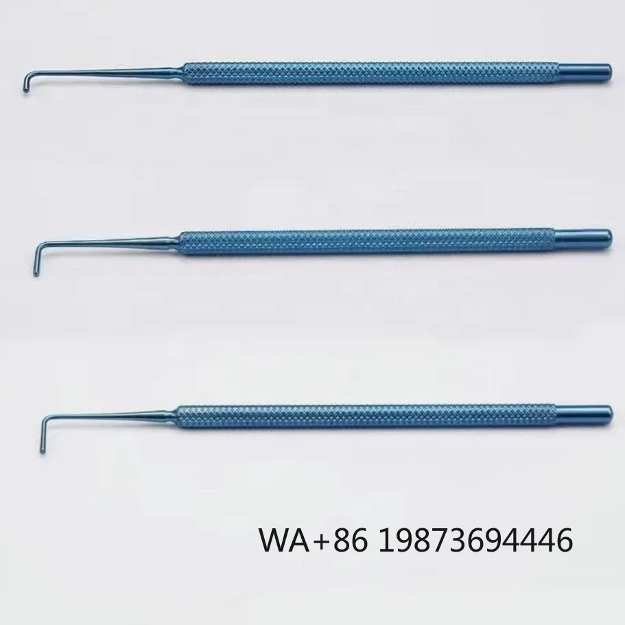 

Microsurgical Strabismus Muscle Hook, Fine Retraction Instrument for Minimal Invasive Eye Surgery