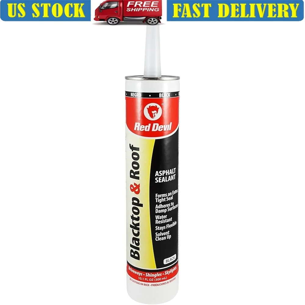 

Blacktop Roof Repair Sealant Excellent Water Resistance Flexible Adhesion Damp Surfaces Permanent Repair Below Grade