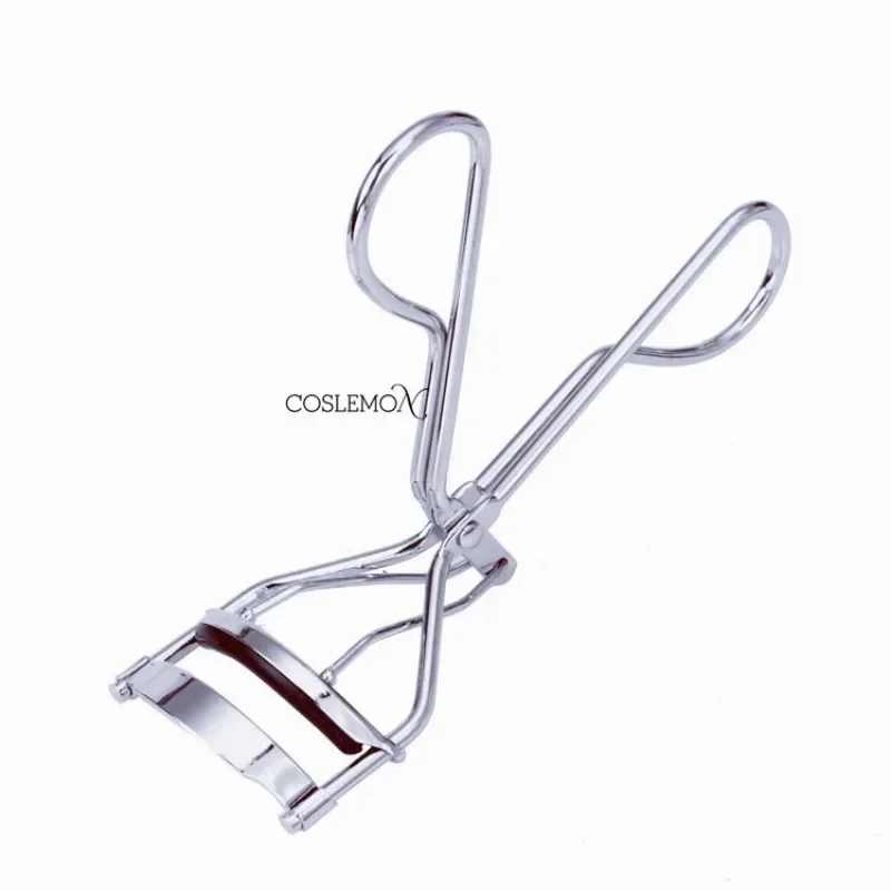 1pc Eyelash Curler Stainless Steel Eyelash Curler with Rubber Strips Natural Curly Applicator Cosmetic Beauty Makeup Tool