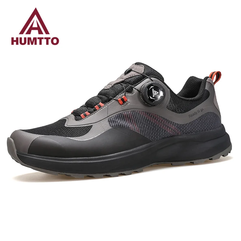 

HUMTTO Brand Casual Sneaker Fashion Breathable Non-Leather Shoes for Men Luxury Designer Black Men's Sports Running Man Trainers