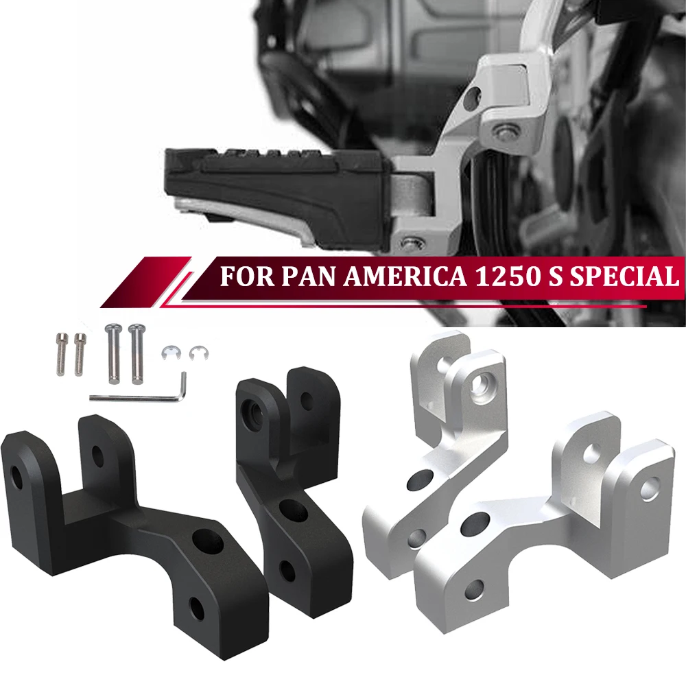 

2023 Foot Peg Lowered For Pan America 1250 Special RA1250 PAN 1250 2021 2022- Motorcycle Passenger Footrest FootPeg Lowering Kit