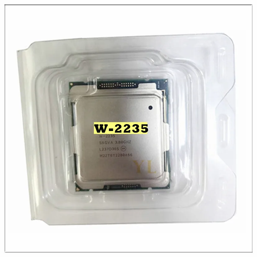 Xeon W-2235 CPU 3.80GHz 6-Cores 12-Threads 8.25MB 130W LGA2066 for C422  motherboard W2235