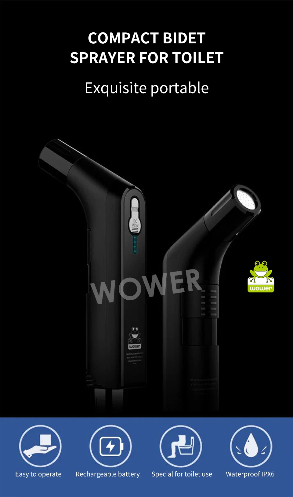 Wower Portable Electric Bidet Image 3