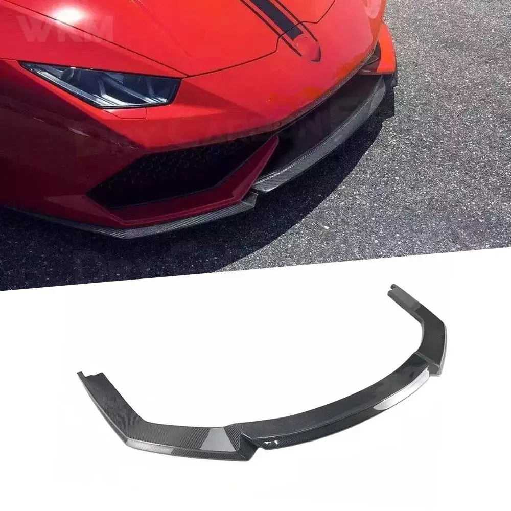 

Для Lamborghini Huracan LP610-4 2014-2016 передняя губа автомобиля FRP головной бампер подбородок сухое углеродное волокно