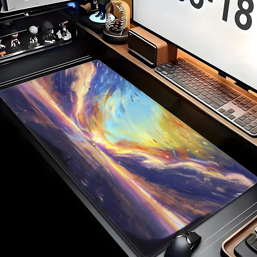 

China's hot-selling mouse pad Digital illustration art Animation Beautiful XXL Game Exclusive MousePads PC pad Non-slip Decor