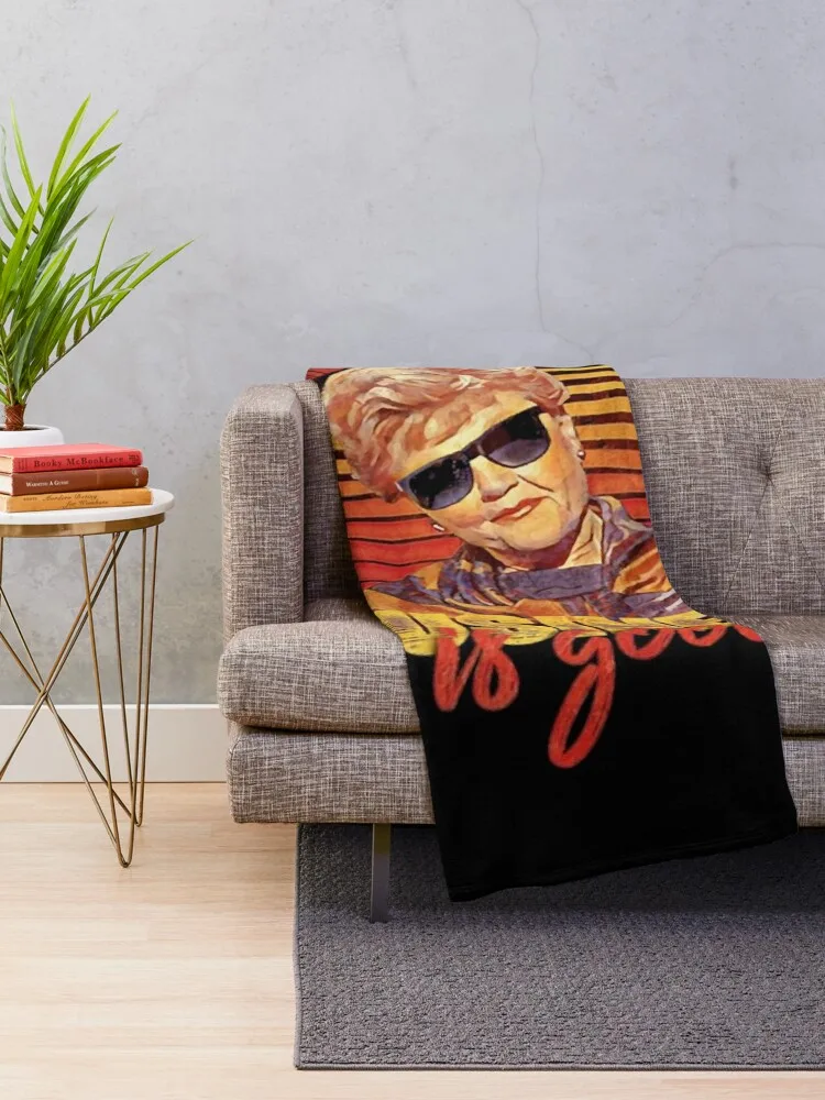 Vintage Jessica Fletcher Murder Is My Business And Business Is Good GiftsThrow Blanket Thin Wadding Blanket