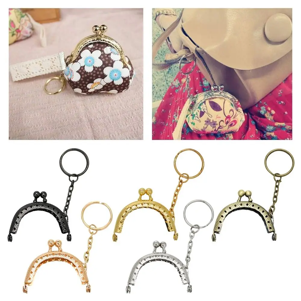 Pattern Handle Bag Accessories DIY Craft Bag Making Purse Frame Purse Frame Kiss Clasp Bag Kiss Clasp Lock Purse Clasp Frame