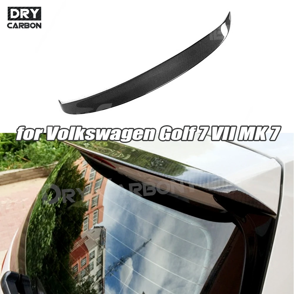 

For VW MK7 Carbon Fiber & FRP Rear Roof Trunk Wing Spoiler for Volkswagen Golf 7 VII MK 7 Standard Rline 2014-2017 Not GTI and R