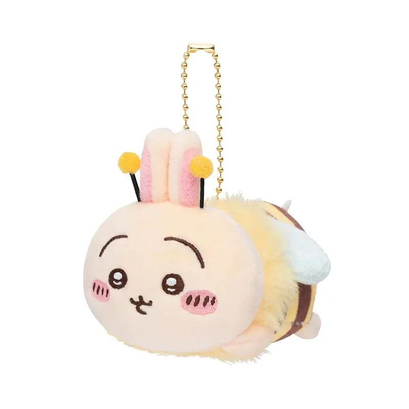 jiyi New Cute Cartoon Plush Doll Disguised As Bee Usagi Hachiware Plush Toy Cute Plush Pendant Bag Pendant Friend Gift - view 3
