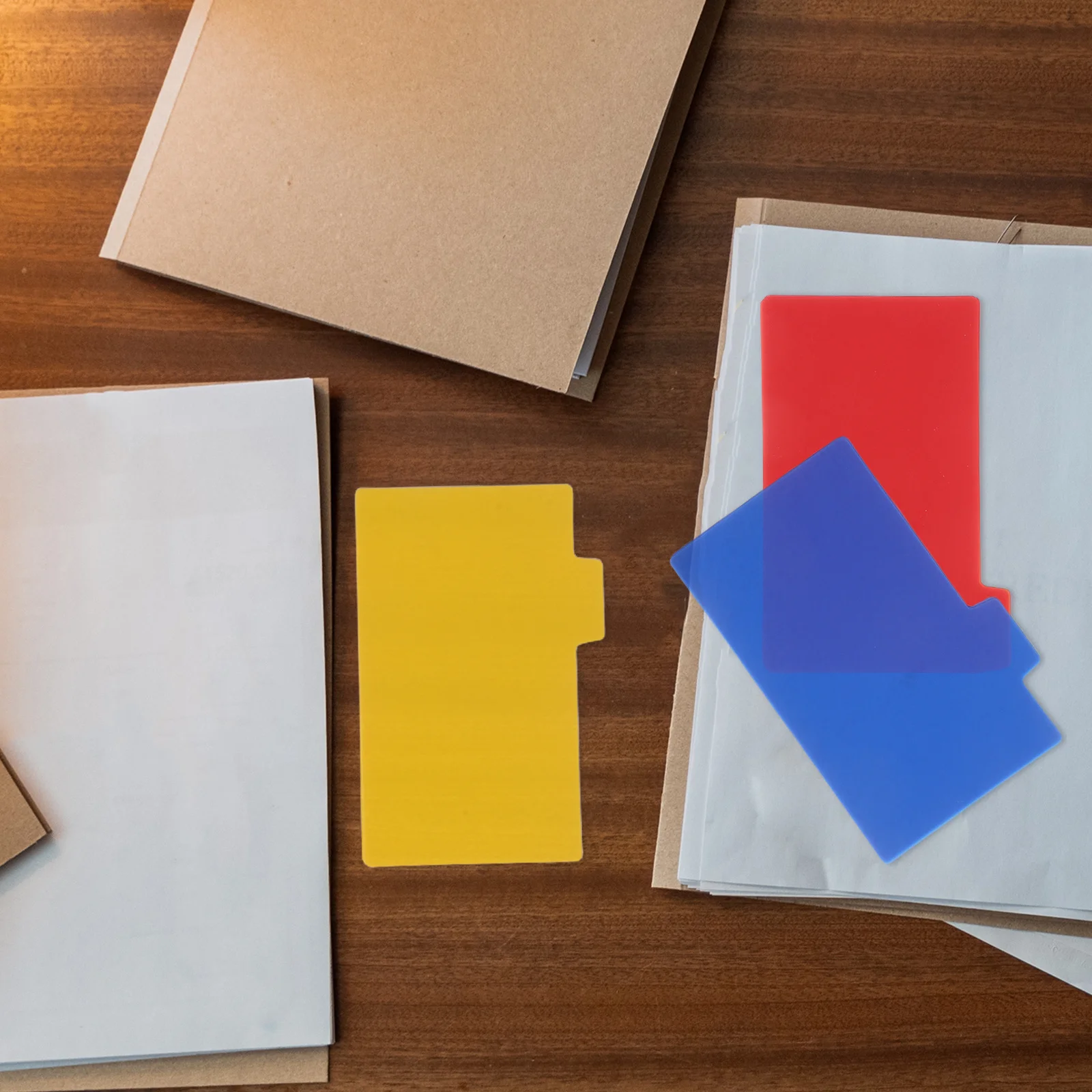 

1Set Compact Design Alphabet Number Stickers Dividers for Efficient File Storage and Management Colored Index Cards