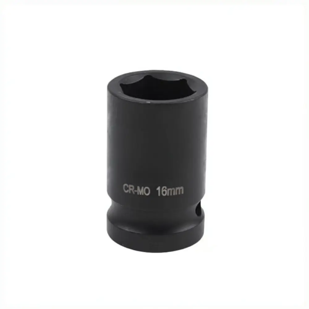 High Performance 1 2 Inch Drive Hex Short Impact Socket For Ruiteng Air Wrench Chrome Molybdenum Steel Tire Repair Mechanic Tool