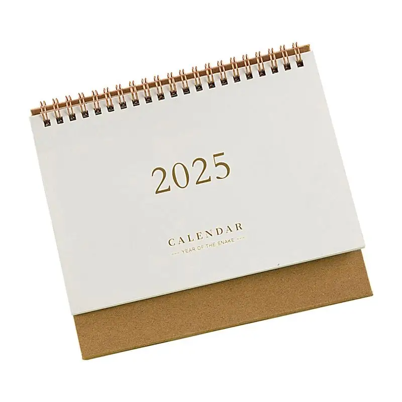 

2024-2025 Desk Calendar Decorative Standing Paper Home Accessories Delicate Student Decor Calendar