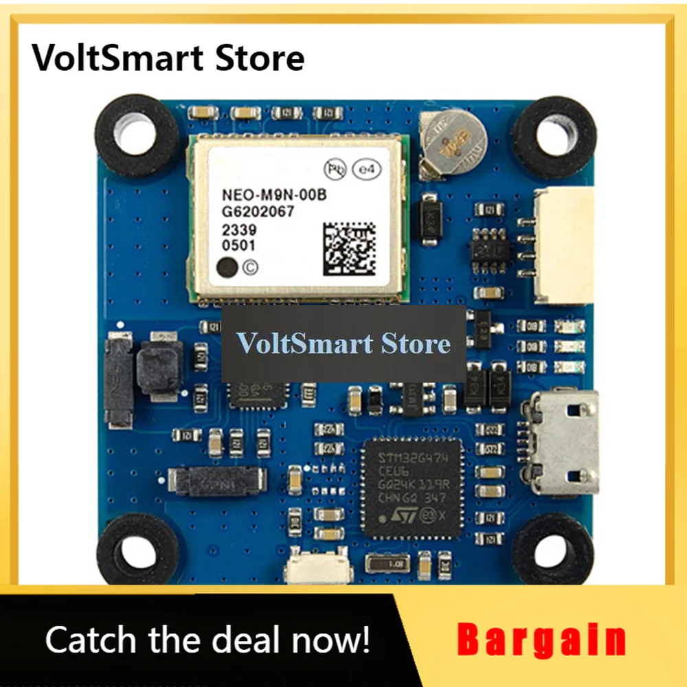 VoltSMATEKSYS M9N-G4-3100 AP_Periph G474 CAN Node, NEO-M9N GNSS Module, RM3100, DroneCAN Protocol & UART_MSP For RC FPV Drone