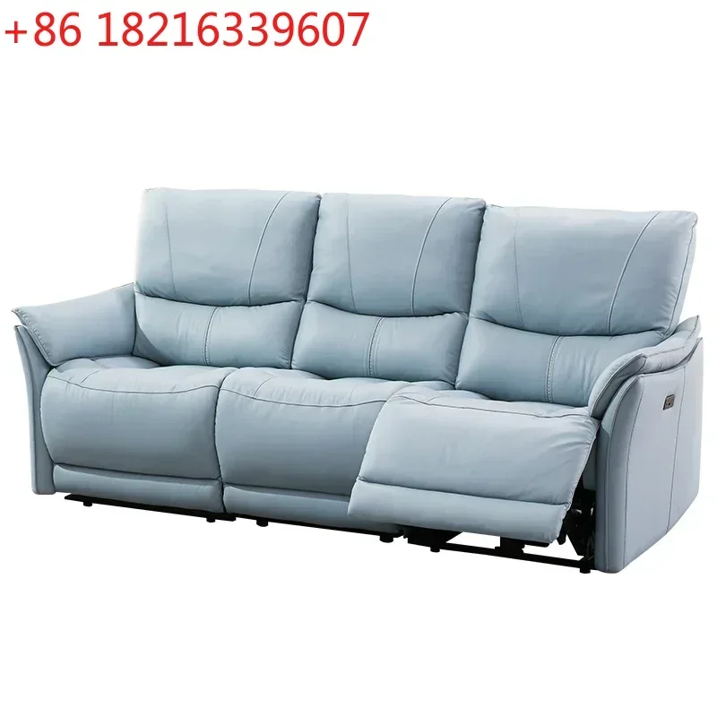 TAO First Class Modern Simple Leather Electric Functional Sofa Combination