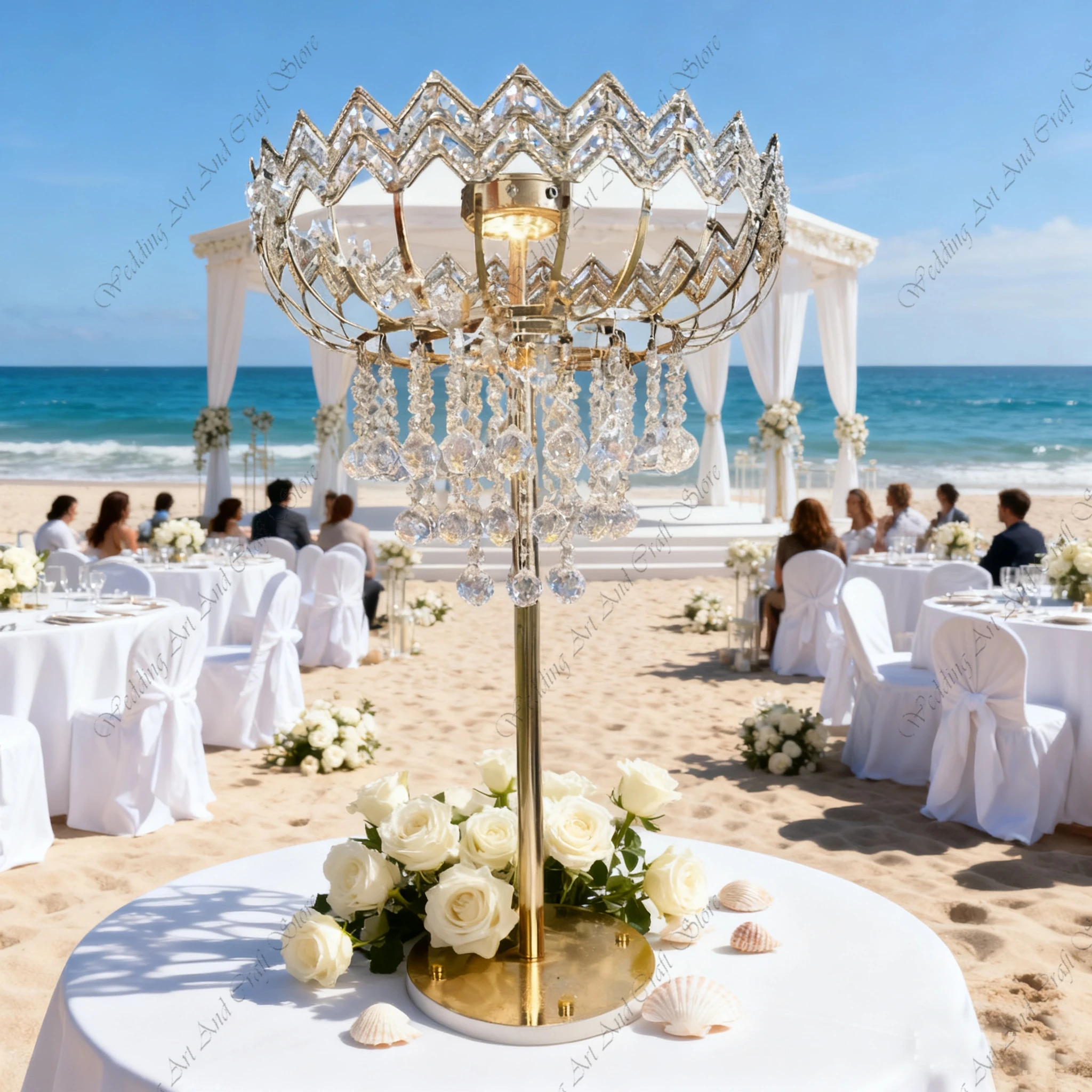 

4pcs f30 80-120cm Wedding Decoration Crystal Flower Stand Main Table Decorative Ornaments Table Centerpieces Road Lead ivy397