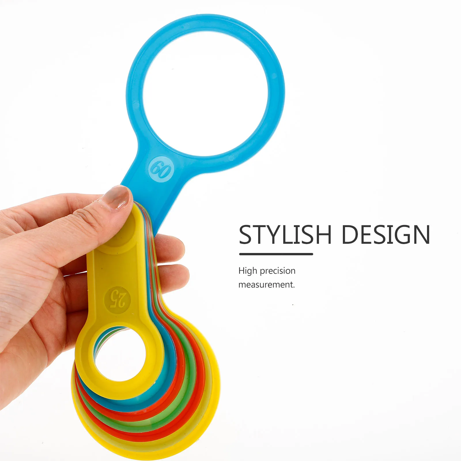

2Sets Fruit Measuring Ring Plastic Grading Circle High Accuracy Fruit Measuring Diameter Tool Efficient Sorting Device