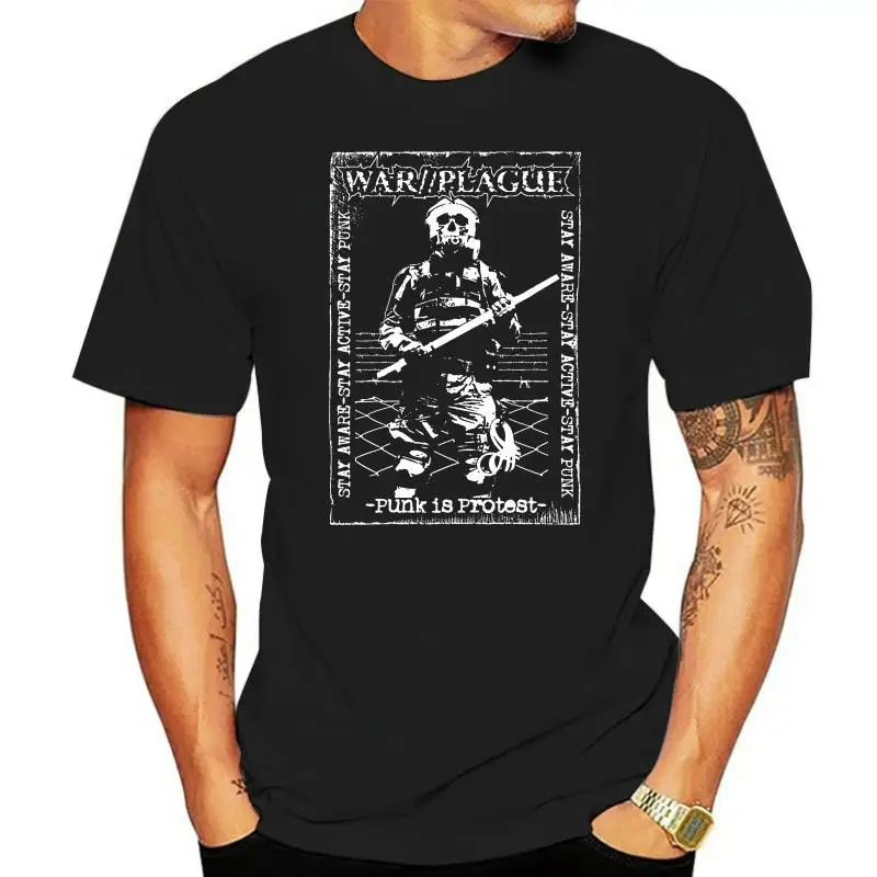 War Plague T Shirt Punk Ist Protest Offiziell Merch. Minneapolis Hardcore Amebix Youth Adult Slim Fit T Shirt S-xxl