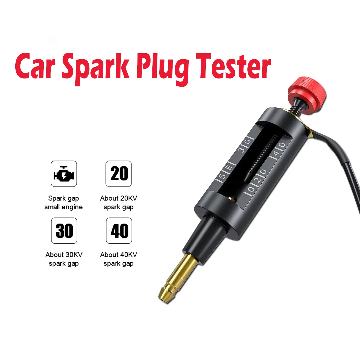 

Tiny Spark Official Car Spark Plug Tester Ignition System Coil Engine Adjustable Diagnostic Tool