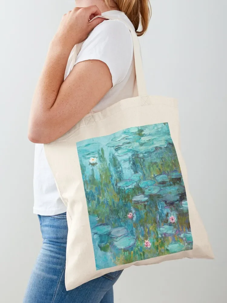 Claude Monet - Nirrías de Agua - Ninfea Tote Bag bolso de mano personalizado Bolsos de señora