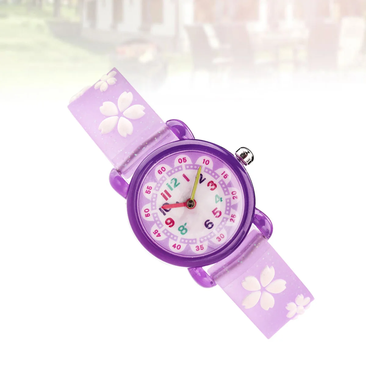 

Kids Watch Purple Cartoon Quartz Wristwatch For Children Lovely Design Ideal Gift For Boys Girls Daily Wear Match Any Outfit