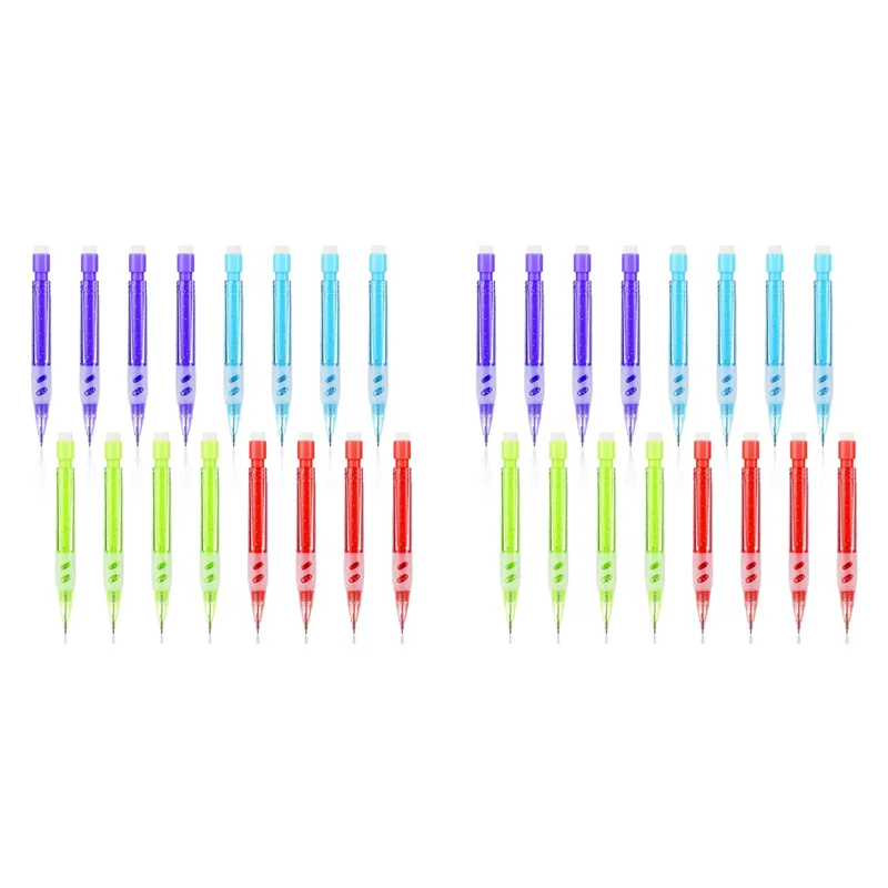 

AU33-32 шт. мини-механические карандаши для детей, 32 шт. автоматические карандаши мини-карандаш канцелярские принадлежности для письма и рисования