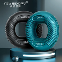 Silicone Finger Gripper Ring Hand Muscle Strengthener Ring Wrist Finger Trainer Exercise Carpal Expander Fitness Workout Device