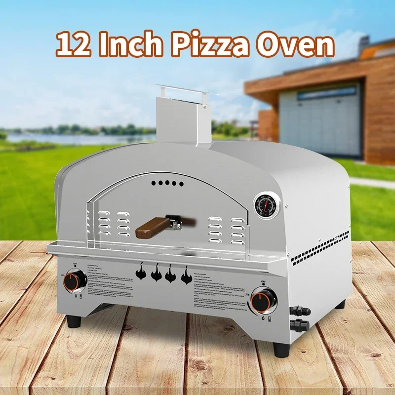 Factory Price Wholesale Backyard Outdoor Kitchen Gas Roaster Oven / Home Gas Pizza Oven / Tabletop Pizza Oven