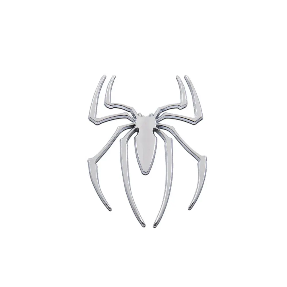 Universal 3D Metall Auto Aufkleber Spinne Auto Logo Chrom Abzeichen Auto Emblem Aufkleber Auto Styling Dekoration Auto Außen Zubehör