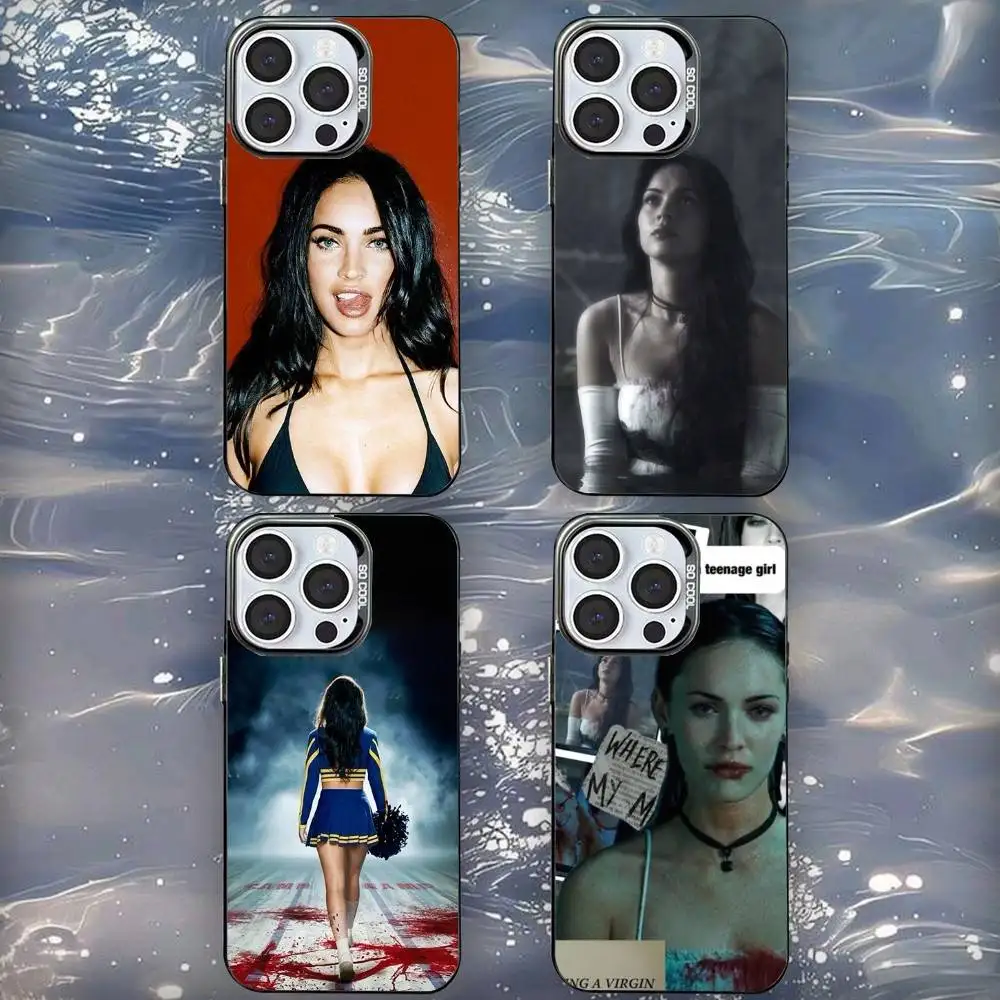 

J-Jennifer-rs Body M-Megan Fox Phone Case For iPhone 16,15,14,13,12,11,Mini,Pro,SE,MAX Black Matte Shockproof Cover