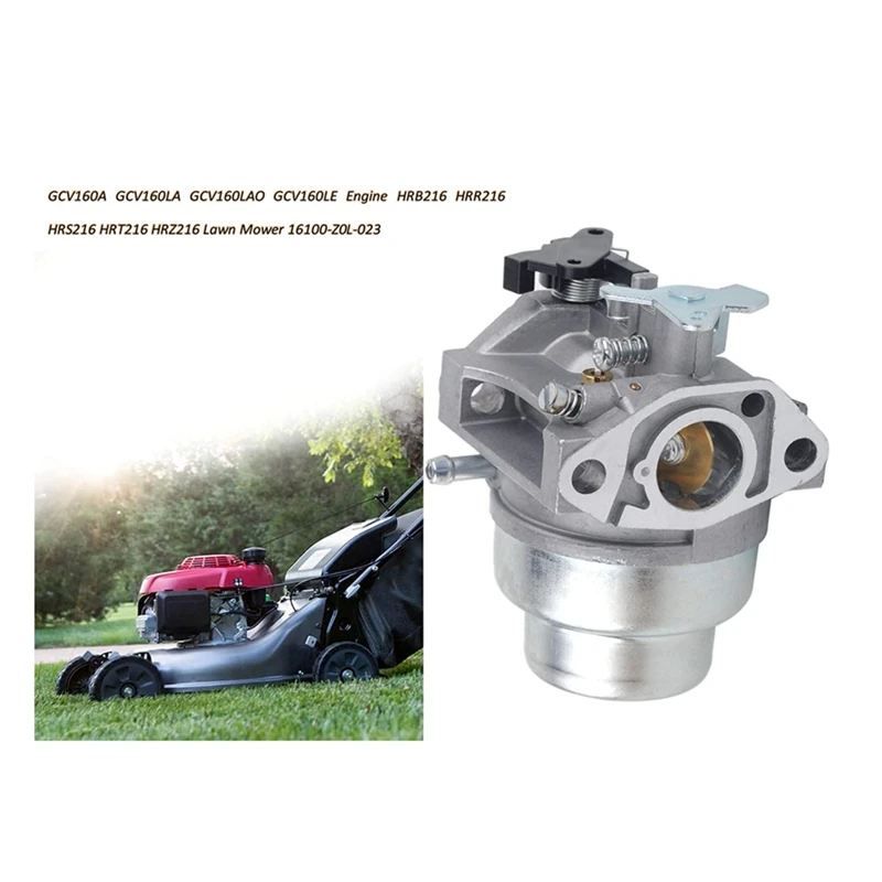 Accessories Gcv160 Carburetor For Honda Hrt216 Hrr216 Gcv160a Hrs216 Engine Replace 16100-Z0L-023- Lawn Mower Carburetor