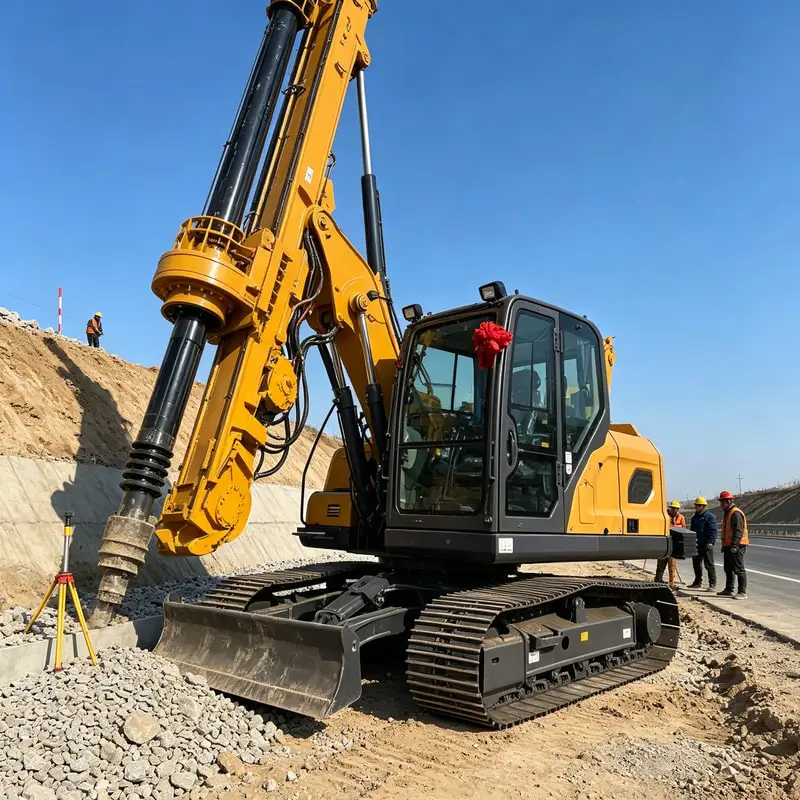 Flexible Crawler Multi Functional Rotary Drilling Rig for Urban Piling Customized Foundation Piling Rig with Stable Travel