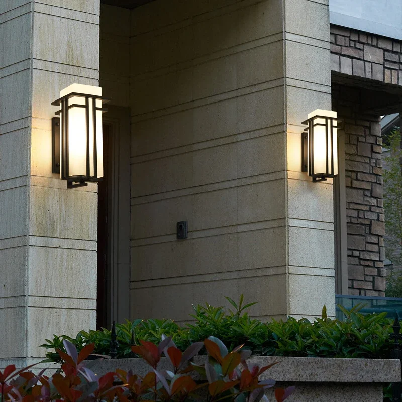 

European outdoor wall lamp waterproof garden wall lamp garden lamp balcony