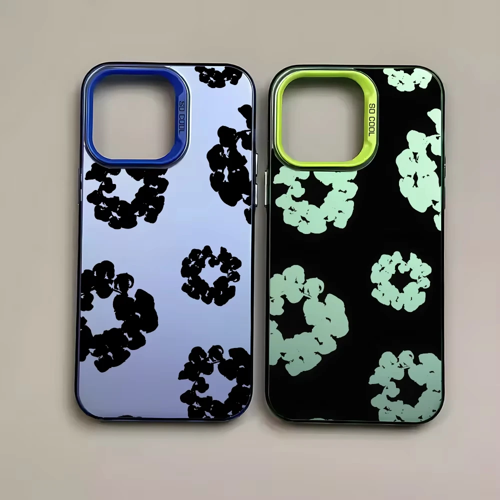 Luxury D-Denim T-Tears Phone Case For iPhone 16 15 14 13 12 11 mini Pro Max X XR XSMAX 8 7 Plus Anti Fall Matte Back Cover - náhled 2