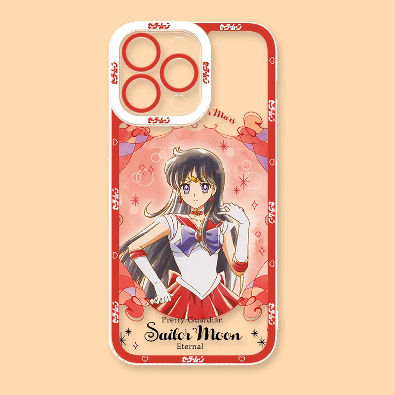 Anime Sailors Moons Case For Xiaomi 13T 12T 11T 10T 14 13 12 11 Lite 5G NE POCO F6 X6 Pro X3 NFC X5 X4 GT F3 F4 F5 M6 M5S C65