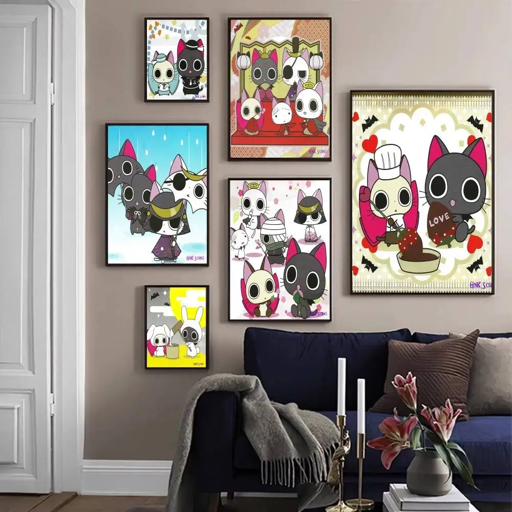 

Cartoon N-Nyanpire Poster Good Quality Prints and Posters Vintage Room Bar Cafe Decor Home Decor