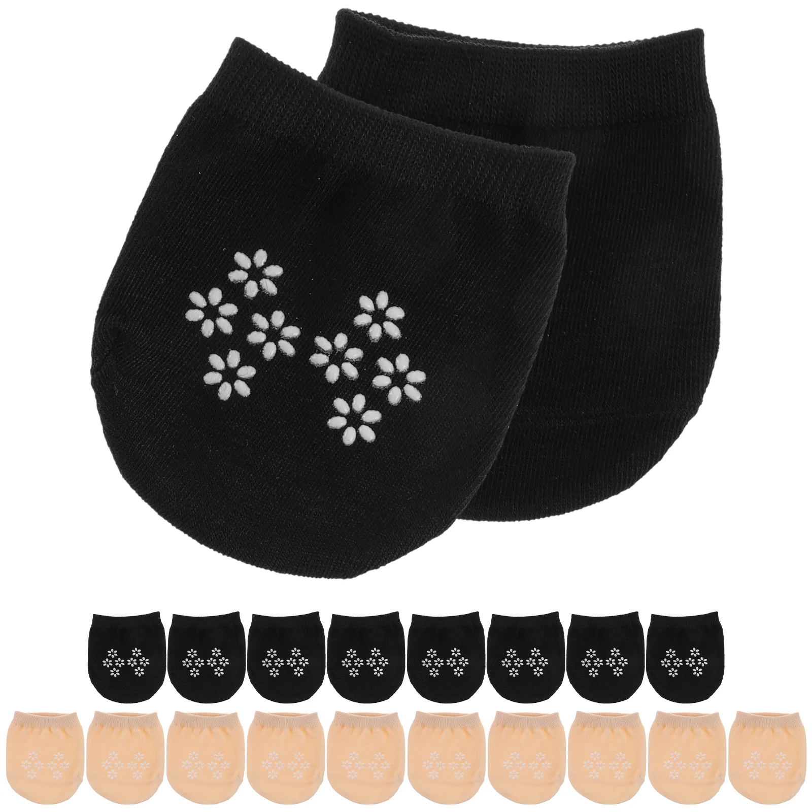 10Pairs Half Teen Sokken Cover Covers Voor Vrouwen Liner Vijf Vrouwen No Show Muilezels Nieuwigheid Nylon Topper Vrouw Miss