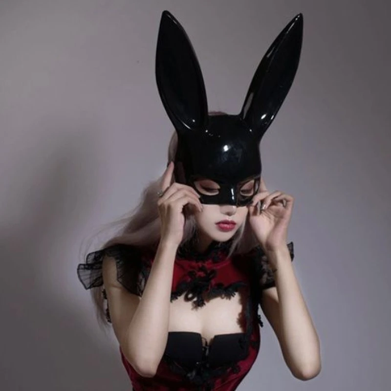 ألعاب الجنس الكبار آذان أرنب يمزح الجنس لعب تأثيري الدعائم كوس قناع #3