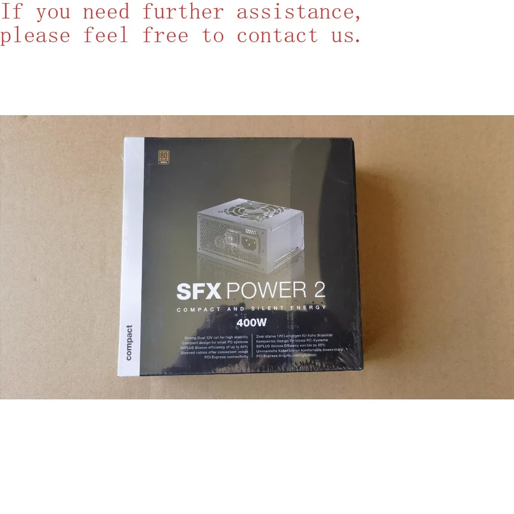 

Для Deshangde Jingjie be quiet 300 Вт 400 Вт SFX блок питания 80plus бронзовая медаль бесшумный ITX небольшой блок питания SFX2-300W SFX2-400W