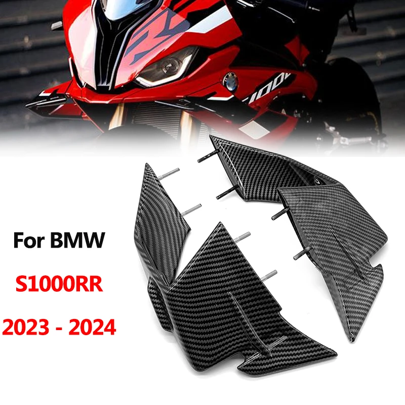 S 1000 RR دراجة نارية هدية الجانب S1000 RR وينجليت الهوائية الجناح منحرف المفسد صالح لسيارات BMW S1000RR 2023 2024