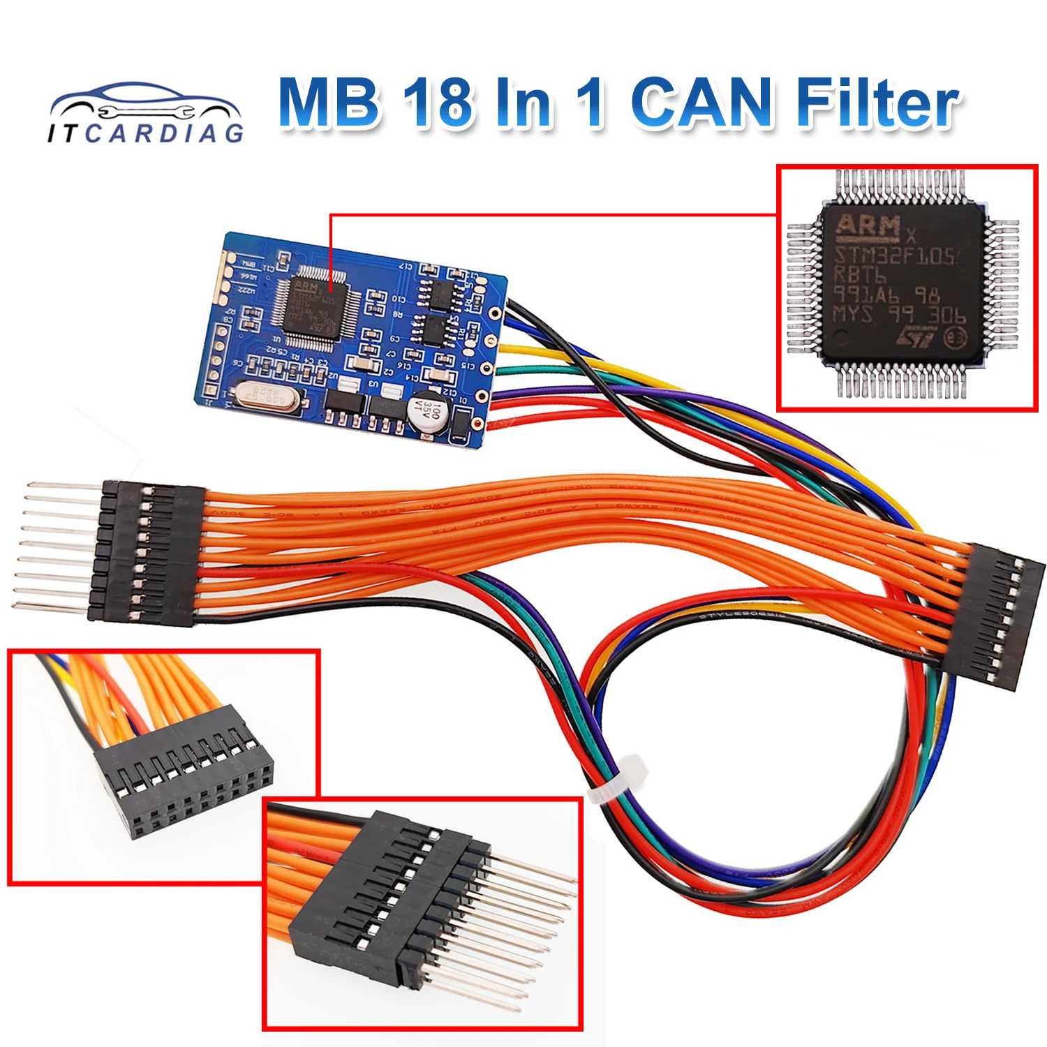 

MB CAN Filter 18 In 1 CAN Filter for W222/W205/W447/204/W212/E(W207)/W246 for B-enz/for B-MW Universal Filter