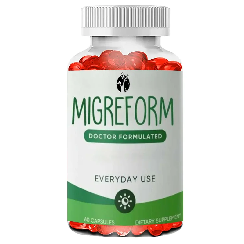 

БАД для снятия мигрени - магний, витамин B2 и CoQ10, 60 капсул