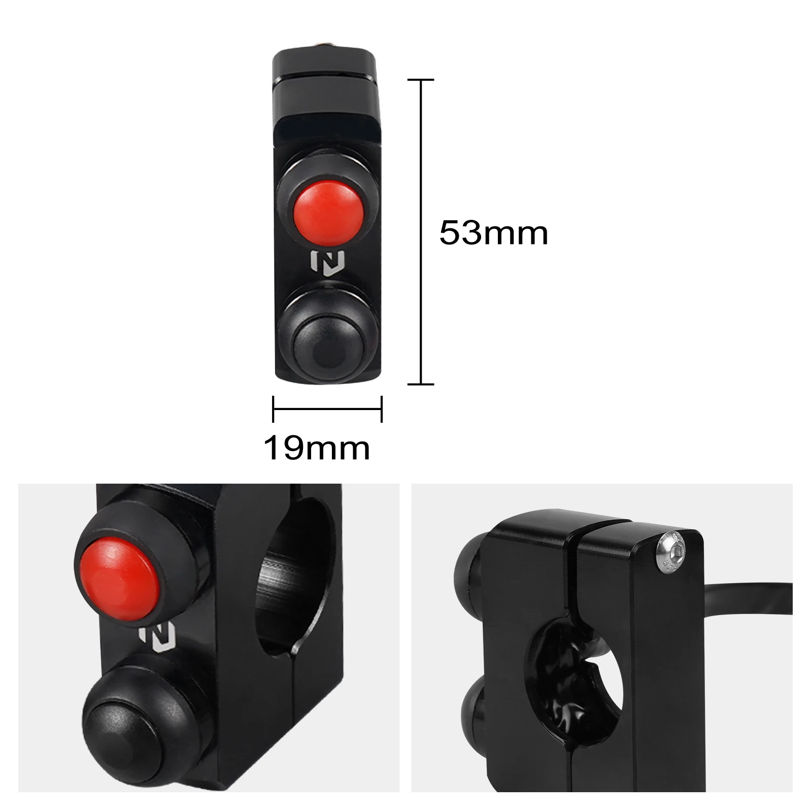 For KTM EXC 300 2008-2023 Start Kill Stop Switch Button EXC EXC-F XC-W XCF-W 150 250 300 350 450 500 2008-2023 SX SX-F 2008-2022