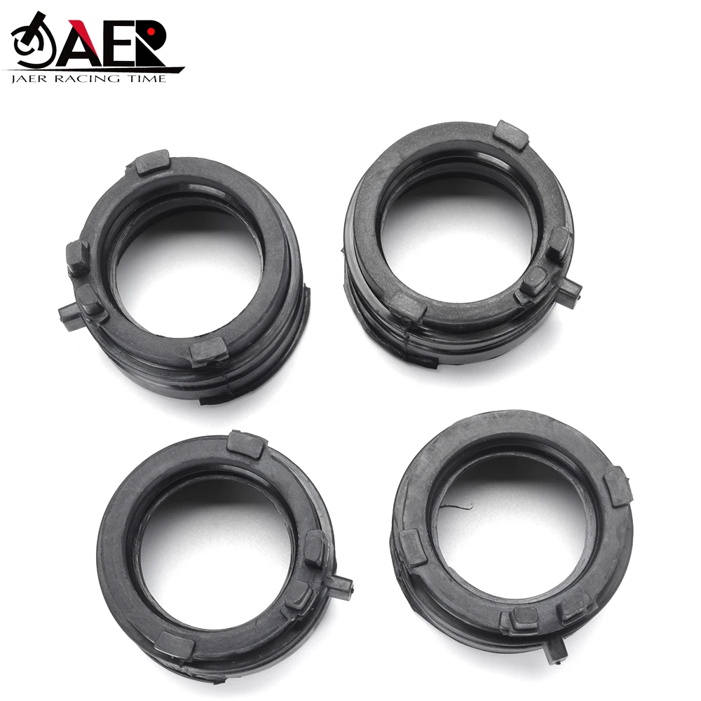 4 PCS Motorcycle Carburetor Adapter Inlet Intake Pipe For Honda CBR400 NC23 CBR 400 NC29 CB-1 CB400F